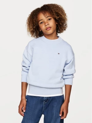 Tommy Hilfiger Sweter Essential KB0KB09466 Błękitny Regular Fit