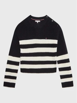 Tommy Hilfiger Sweter Nautical KG0KG07078 D Granatowy Regular Fit