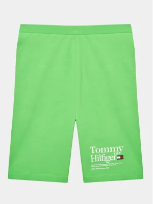 Tommy Hilfiger Szorty sportowe Timeless KG0KG07253 D Zielony Slim Fit