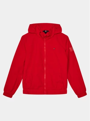 Tommy Hilfiger Wiatrówka Essential Jacket KB0KB09104 Czerwony Regular Fit