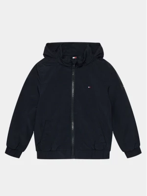 Tommy Hilfiger Wiatrówka Essential Jacket KB0KB09104 Niebieski Regular Fit