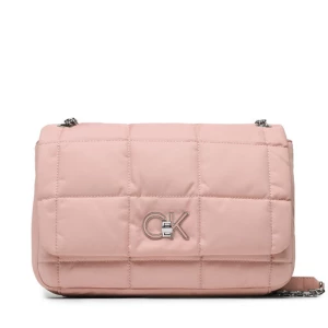 Torebka Calvin Klein Re-Lock Quilt Shoulder Bag Nyl K60K610639 Różowy