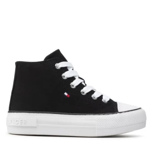 Trampki Tommy Hilfiger High Top Lace-Up Sneaker T3A4-32119-0890 Czarny