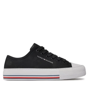 Trampki Tommy Hilfiger Low Cut Lace-Up Sneaker T3A9-33185-1687 S Czarny