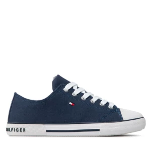 Trampki Tommy Hilfiger Low Cut Lace-Up Sneaker T3X4-32207-0890 S Granatowy