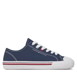 Trampki Tommy Hilfiger Low Cut Lace Up Sneaker T3X9-33324-0890 S Granatowy