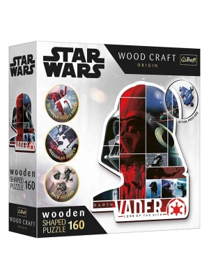 Trefl 160-częściowe drewniane puzzle "Star Wars - Darth Vader" - 10+ rozmiar: onesize