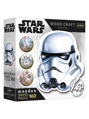 Trefl 160-częściowe drewniane puzzle "Star Wars - Stormtrooper Helm" - 10+ rozmiar: onesize