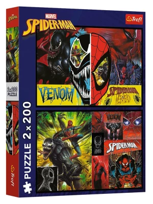 Trefl 200-częściowe puzzle (2 szt.) "Marvel Spiderman" - 7+ rozmiar: onesize