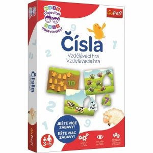 Trefl Gra edukacyjna Mały Odkrywca Liczby, 10elementów