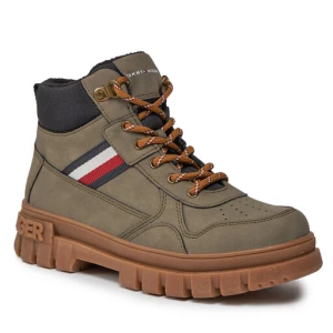 Trzewiki Tommy Hilfiger T3B5-33157-0316409 S Brązowy