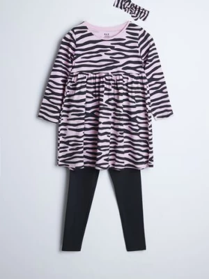 Tunika, opaska, leginsy - 3częściowy komplet ubrań dla dziewczynki - Limited Edition