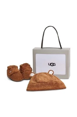 UGG buty i czapka dziecięca kolor brązowy Ugg