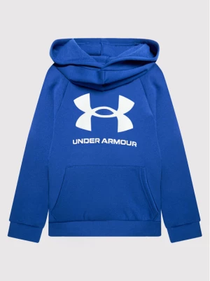 Under Armour Bluza Ua Rival Fleece Big Logo 1357585 Niebieski Loose Fit