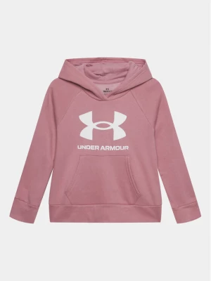 Under Armour Bluza Ua Rival Fleece Bl Hoodieâ 1379615 Różowy Loose Fit