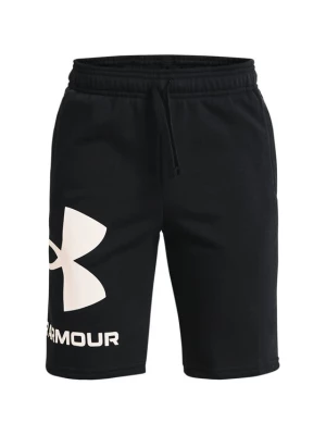 Under Armour Szorty sportowe UA RIVAL FLEECE LOGO SHORTS 1359065 Czarny Regular Fit