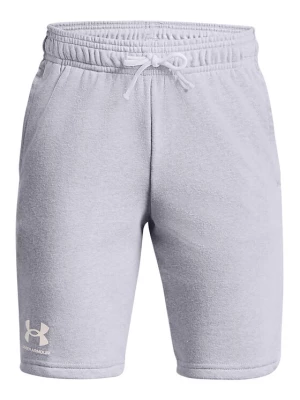 Under Armour Szorty sportowe UA RIVAL TERRY SHORT 1377255 Szary Regular Fit