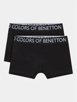 United Colors Of Benetton Komplet 2 par bokserek 3MC10X230 Czarny
