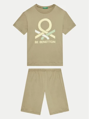 United Colors Of Benetton Piżama 30960P06S Zielony Regular Fit