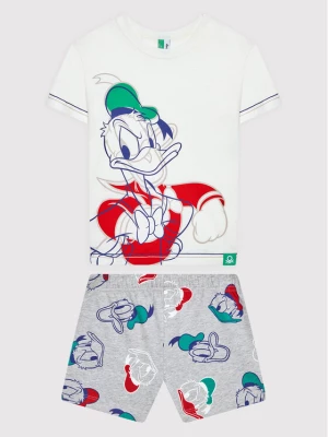 United Colors Of Benetton Piżama DISNEY 3BVX0P00T Biały Regular Fit