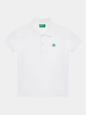 United Colors Of Benetton Polo 3089G3008 Biały Regular Fit