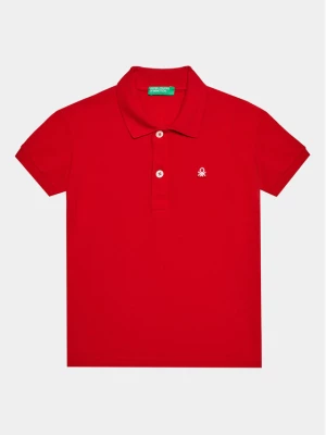 United Colors Of Benetton Polo 3089G3008 Czerwony Regular Fit
