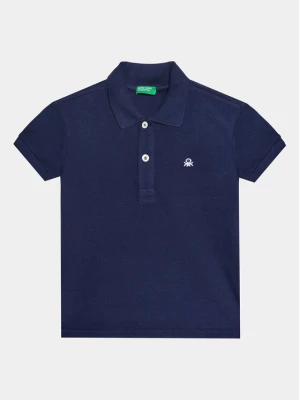 United Colors Of Benetton Polo 3089G3008 Granatowy Regular Fit