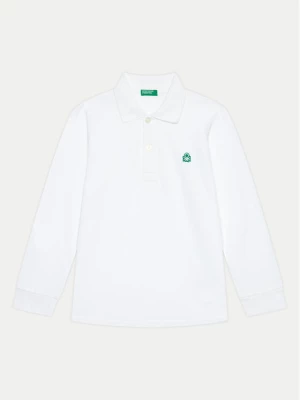 United Colors Of Benetton Polo 3089G3009 Biały Regular Fit