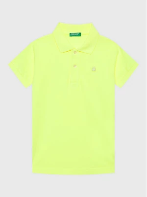 United Colors Of Benetton Polo 3089G300D Żółty Slim Fit