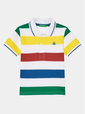 United Colors Of Benetton Polo 3EJDG300J Kolorowy Regular Fit
