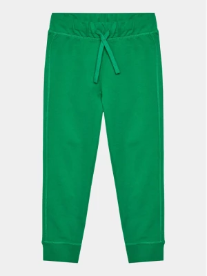 United Colors Of Benetton Spodnie dresowe 3BC1CF04P Zielony Regular Fit