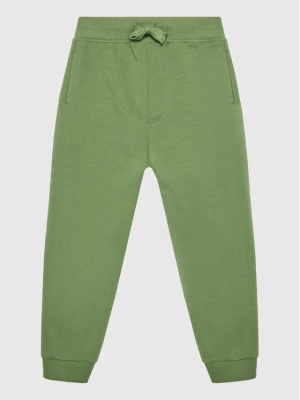 United Colors Of Benetton Spodnie dresowe 3EB5I0491 Zielony Regular Fit