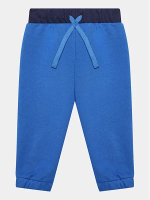 United Colors Of Benetton Spodnie dresowe 3PANGF02R Niebieski Regular Fit