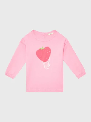 United Colors Of Benetton Sweter 1098B100K Różowy Regular Fit