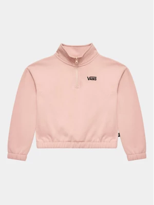 Vans Bluza Half Zip Mock Pullover VN00077V Różowy Regular Fit