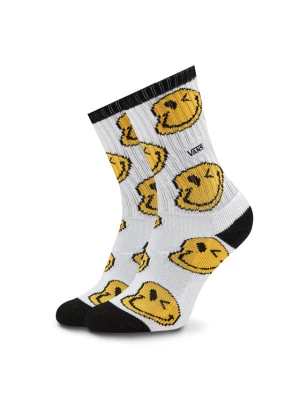 Vans Skarpety Wysokie Dziecięce Smiley Drip Crew VN000614Y281 Kolorowy