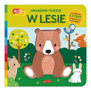 W lesie. Akademia mądrego dziecka. Układam puzzle Harper colins / harper kids