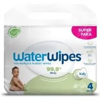 Waterwipes Chusteczki nawilżane wodne Soapberry Kids 4 x 60 szt.