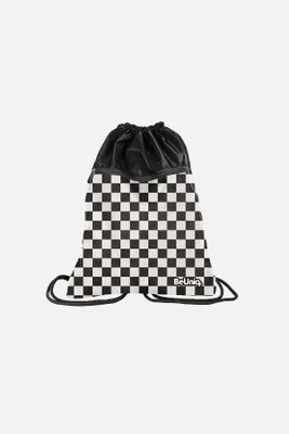 Worek na obuwie na WF premium Szachownica chessboard BeUniq PASO