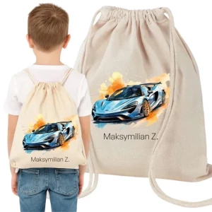 WORKOPLECAK Z IMIENIEM DO ŻŁOBKA SZKOŁY PRZEDSZKOLA NA KAPCIE BUTY STRÓJ