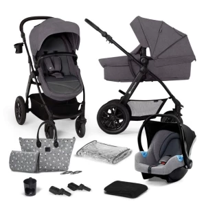 Wózek 3w1 Kinderkraft XMOOV DARK GREY