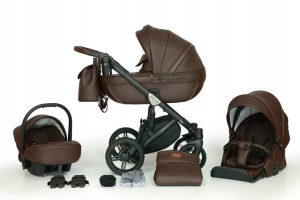 ﻿WÓZEK DZIECIĘCY VERDI MOCCA 3W1+ TORBA + AKCESORIA