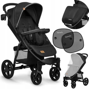 ﻿Wózek spacerowy do 22 kg bezobsługowe koła + akcesoria gratis LIONELO ANNET
