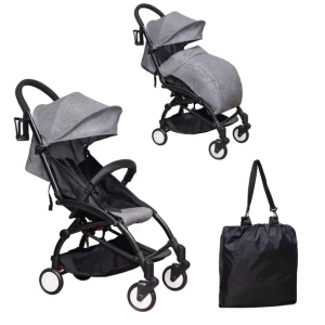 WÓZEK SPACEROWY KIDS ZONE LEKKI + FOLIA, OCIEPLACZ