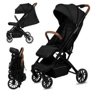 Wózek spacerowy kompaktowy KIDWELL Colmer UP Black składany lekki zwrotny