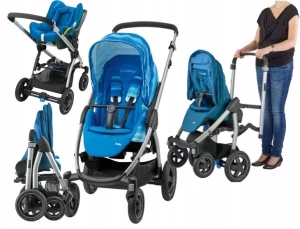 ﻿Wózek spacerowy Maxi Cosi Stella Water SKŁADANY NIEBIESKI PEBBLE