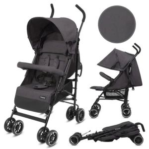 WÓZEK SPACEROWY PARASOLKA KIDWELL NELLI GRAPHITE LEKKI KOMPAKTOWY