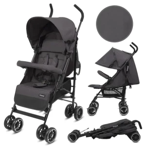 WÓZEK SPACEROWY PARASOLKA KIDWELL NELLI GRAPHITE LEKKI KOMPAKTOWY