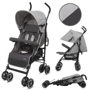 WÓZEK SPACEROWY PARASOLKA KIDWELL NELLI GRAY GRAPHITE LEKKI KOMPAKTOWY