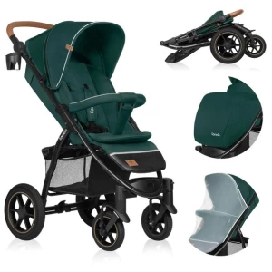 Wózek Spacerowy Pokrowiec na nogi Moskitiera Uchwyt na kubek Lionelo ANNET